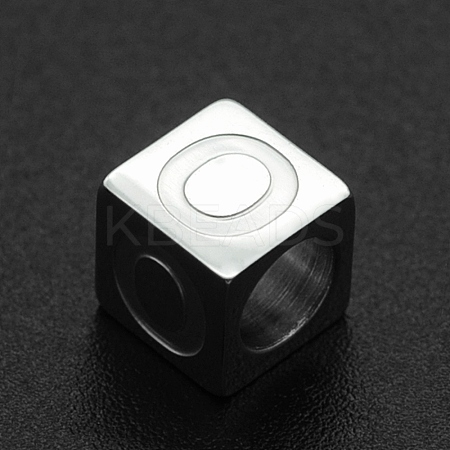 Non-Tarnish 201 Stainless Steel European Beads STAS-N090-LA062-O-1