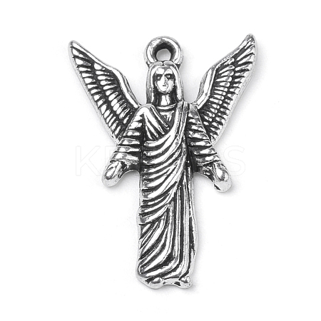 Tibetan Style Alloy Pendants TIBEP-Q063-157AS-RS-1