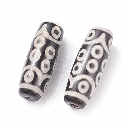 Tibetan Style 18-Eye dZi Beads TDZI-D008-17-1