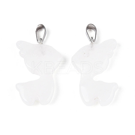 Natural Quartz Crystal Pendants G-T144-11B-1