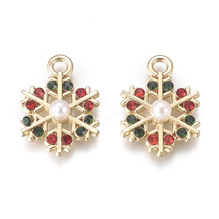 Golden Plated Alloy Charms LS-X-PALLOY-L228-013G-1