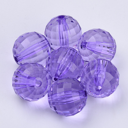 Transparent Acrylic Beads TACR-Q254-10mm-V50-1