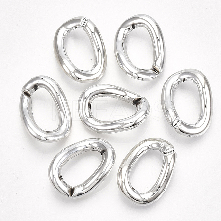 UV Plating ABS Plastic Linking Rings LS-CCB-S162-02P-1