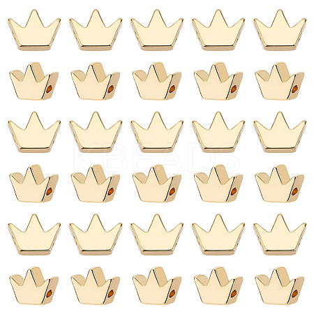 30Pcs Brass Beads for Jewelry Craft Making KK-LP0001-49-1