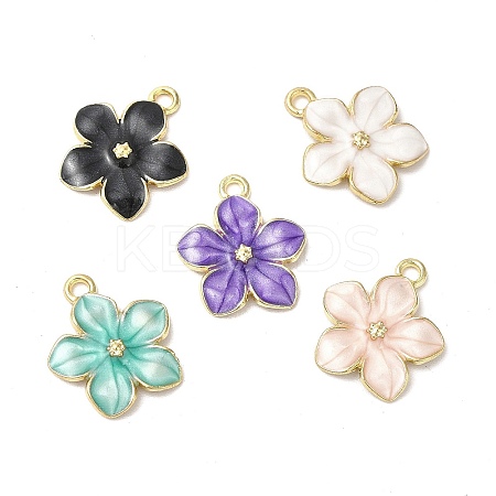 Alloy Enamel Pendants ENAM-F144-15-1