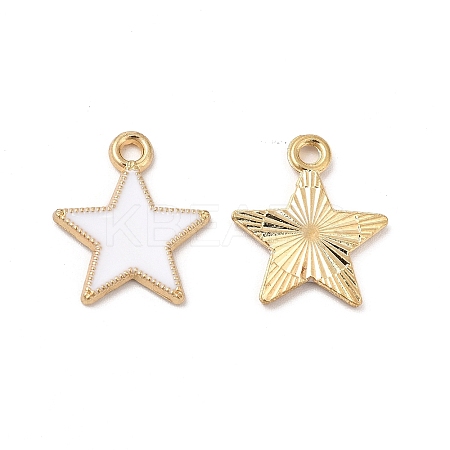 Alloy Enamel Pendants ENAM-C005-01G-01-1