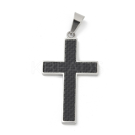 304 Stainless Steel Pendants STAS-K151-07P-01-1