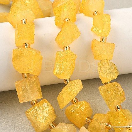 Raw Rough Natural Quartz Crystal Beads Strands G-Z131-J01-10-1