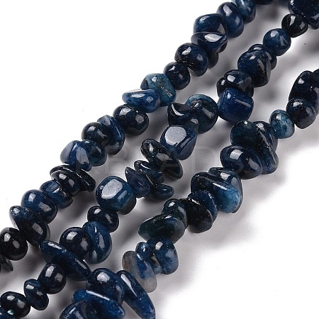 Dyed & Heated Natural Apatite Beads Strands G-G925-07A-1