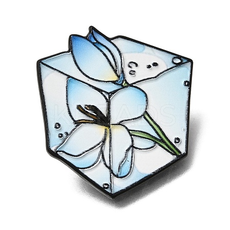 Ice Block & Tulip Enamel Pins JEWB-Z052-01EB-03-1
