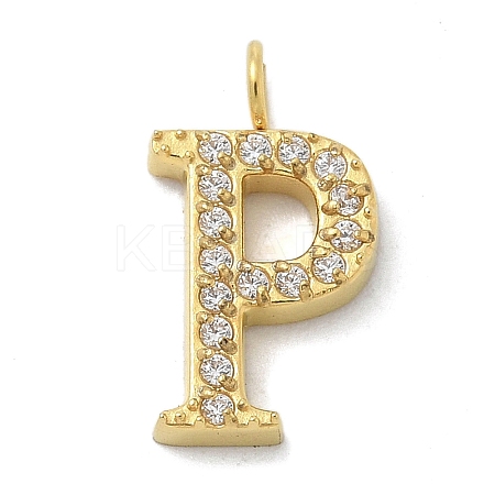 Ion Plating(IP) 304 Stainless Steel Micro Pave Cubic Zirconia Pendants STAS-Z107-03G-15-1