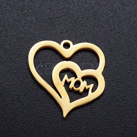 201 Stainless Steel Charms STAS-T046-JN252-2-1