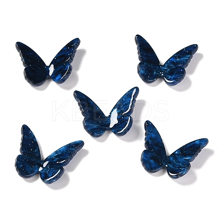 Opaque Resin Cabochons LS-RESI-I035-01G-1