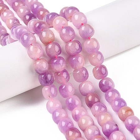 Dyed Natural White Jade Beads Strands G-T138-D04-1