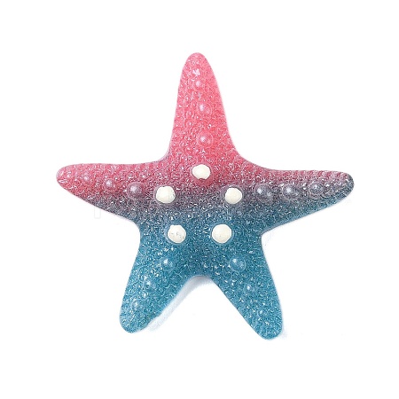 Gradient Color Opaque Resin Decoden Cabochons CRES-P036-01B-04-1