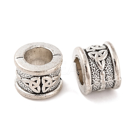 Tibetan Style Zinc Alloy Beads X-TIBEB-R063-011AS-RS-1