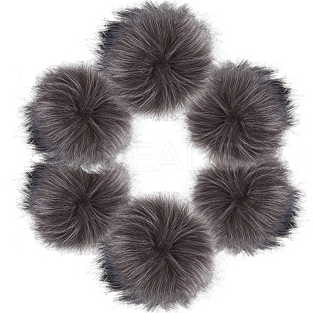 Faux Fox Fur Soft Pompom Ball DIY-WH20002-620A-05-1