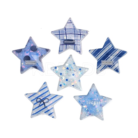Transparent Resin Cabochons FIND-Z077-14A-1