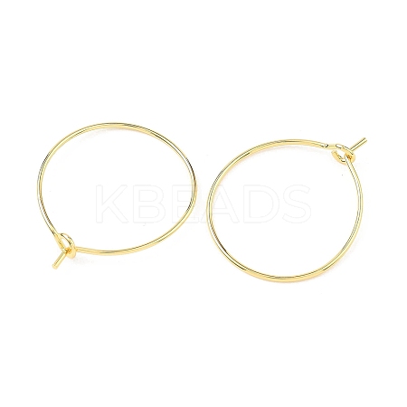 SHEGRACE Brass Hoop Earring Findings XGRPCH295-217G-1