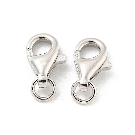 925 Sterling Silver Lobster Claw Clasps STER-C005-09P-1