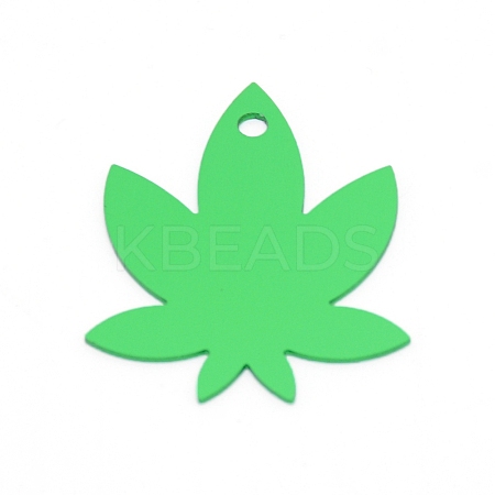 Aluminum Blank Pendants ALUM-WH0164-92I-1