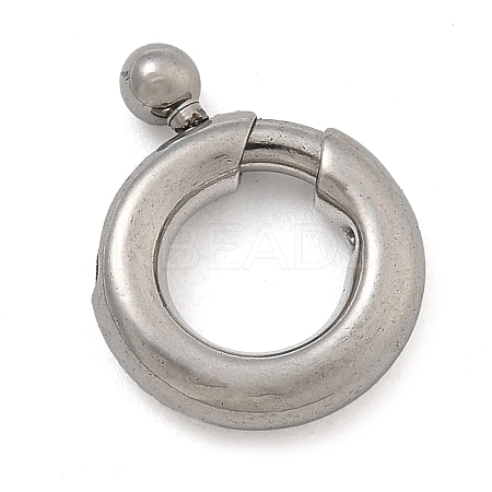 304 Stainless Steel Spring Gate Rings STAS-M084-11C-1