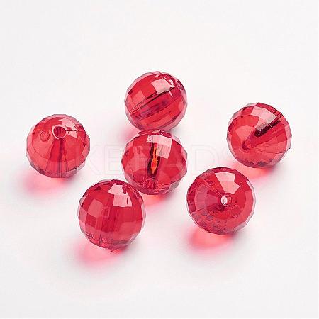 Transparent Acrylic Beads TACR-442-12-1