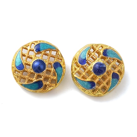 Rack Plating Brass Beads KK-P276-31G-1