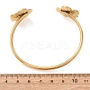304 Stainless Steel Open Cuff Bangles BJEW-F546-01A-G-3