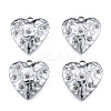 Non-Tarnish 304 Stainless Steel Pendant Rhinestone Settings LS-STAS-N098-213P-2