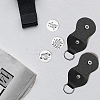 Heart Double-Sided Engraved Stainless Steel Commemorative Decision Maker Coin Set AJEW-GL0002-01D-4