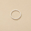 Stainless Steel Twisted Hoop Nose Rings for Women Men WG949CF-03-1