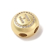Rack Plating Brass & Cubic Zirconia Pendants KK-Z047-07G-H-RS-2
