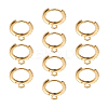 Eco-Friendly Brass Earring Hoops Findings KK-TA0007-40-18