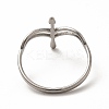 Non-Tarnish 201 Stainless Steel Hollow Out Arrow Finger Ring for Women LS-RJEW-K239-07P-2