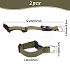 2Pcs Polyester Luggage Straps FIND-GF0003-30B-2