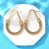 201 Stainless Steel Hoop Earrings LS-EJEW-Q026-15G-A-1