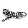 Alloy Rhinestone Brooches for Backpack Clothes JEWB-K007-05A-AS-1