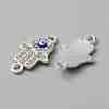 Alloy Rhinestone Pendants FIND-WH0147-30S-1