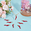 8Pcs Brass Enamel Pendants KK-BBC0011-36-4