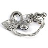 Zinc Alloy Colorful Rhinestone Brooch LS-JEWB-U011-03AS-01-2