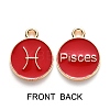 Alloy Enamel Pendants ENAM-SZ0001-28B-H-2