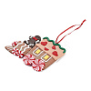 Christmas Car Handmade Polymer Clay Pendant Decorations HJEW-P017-03E-2
