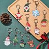 Christmas Theme Acrylic Pendant Decoration HJEW-YW00032-01-4