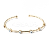 Brass Cuff Bangles BJEW-A134-02G-10-1