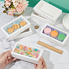 Foldable Paper Drawer Boxes with Clear Plastic Cover CON-WH0095-68A-03-3