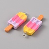 Three Color Opaque Resin Pendants RESI-TAC0010-66C-2