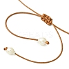 Shell Pendant Necklaces NJEW-TA00179-03-5