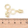 Brass Lily of the Valley European Dangle Charms KK-B166-08G-3
