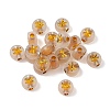 Luminous Transparent Acrylic Beads OACR-P037-01B-X-2